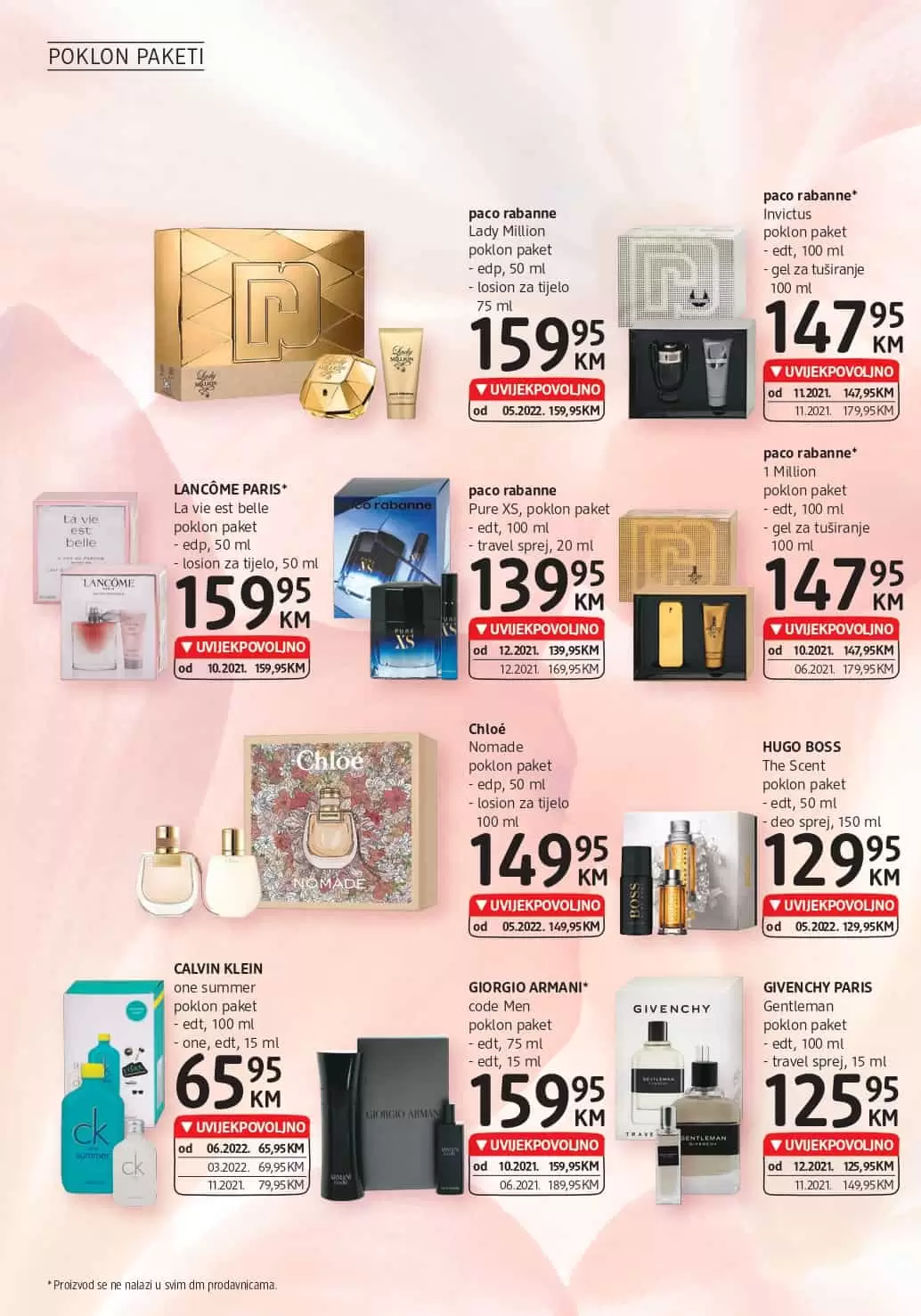 dm katalog Mirisi/PARFEMI AKCIJA SNIZENJE do 07.08.2022.