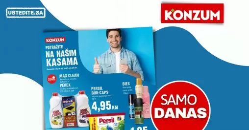 Konzum akcija ~ Evo šta vas očekuje danas 25.7.2022.