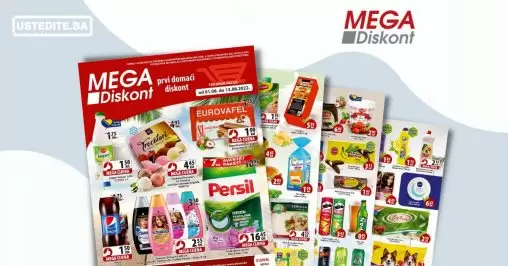 Mega Diskont katalog avgust 2022! Super sniženja 1-13.8.2022.