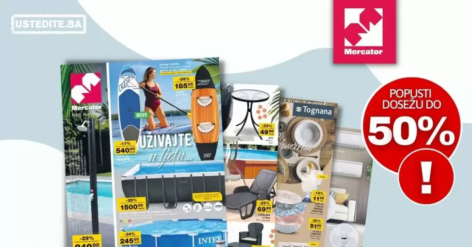 Mercator SUPER AKCIJA LJETO juli 2022 katalog snizenja do 31.07.2022.