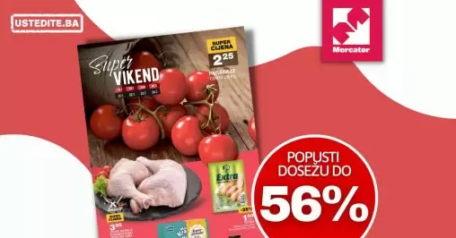 Mercator vikend akcija 21-24.7.2022. 【SNIŽENJE do 56%】katalog sniženja juli 2022