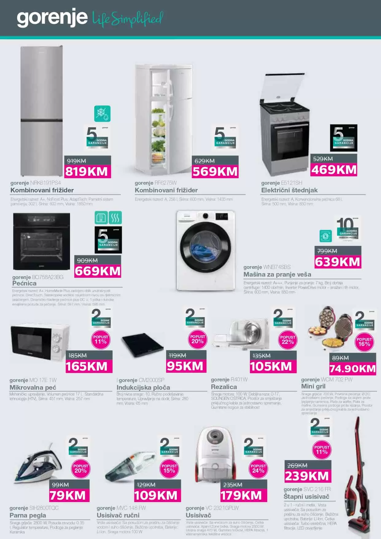 Novi Domod katalog donosi nam SUPER SNIZENJE! Super akcija tehnike!