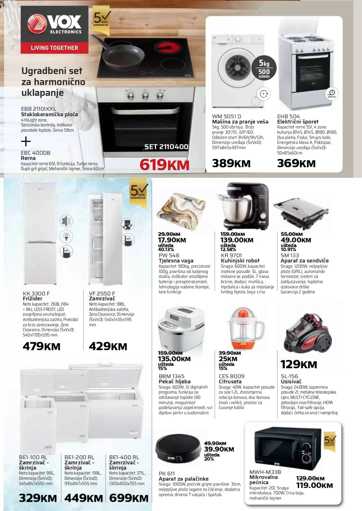 Novi Domod katalog donosi nam SUPER SNIZENJE! Super akcija tehnike!