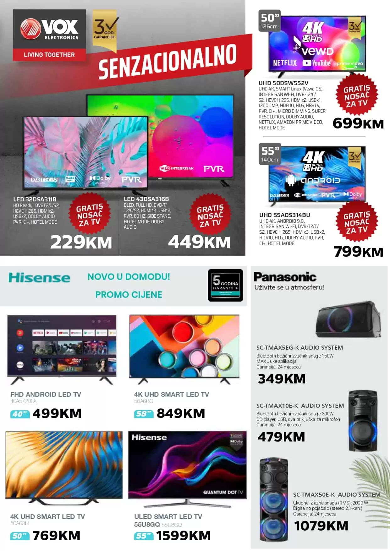 Novi Domod katalog donosi nam SUPER SNIZENJE! Super akcija tehnike!