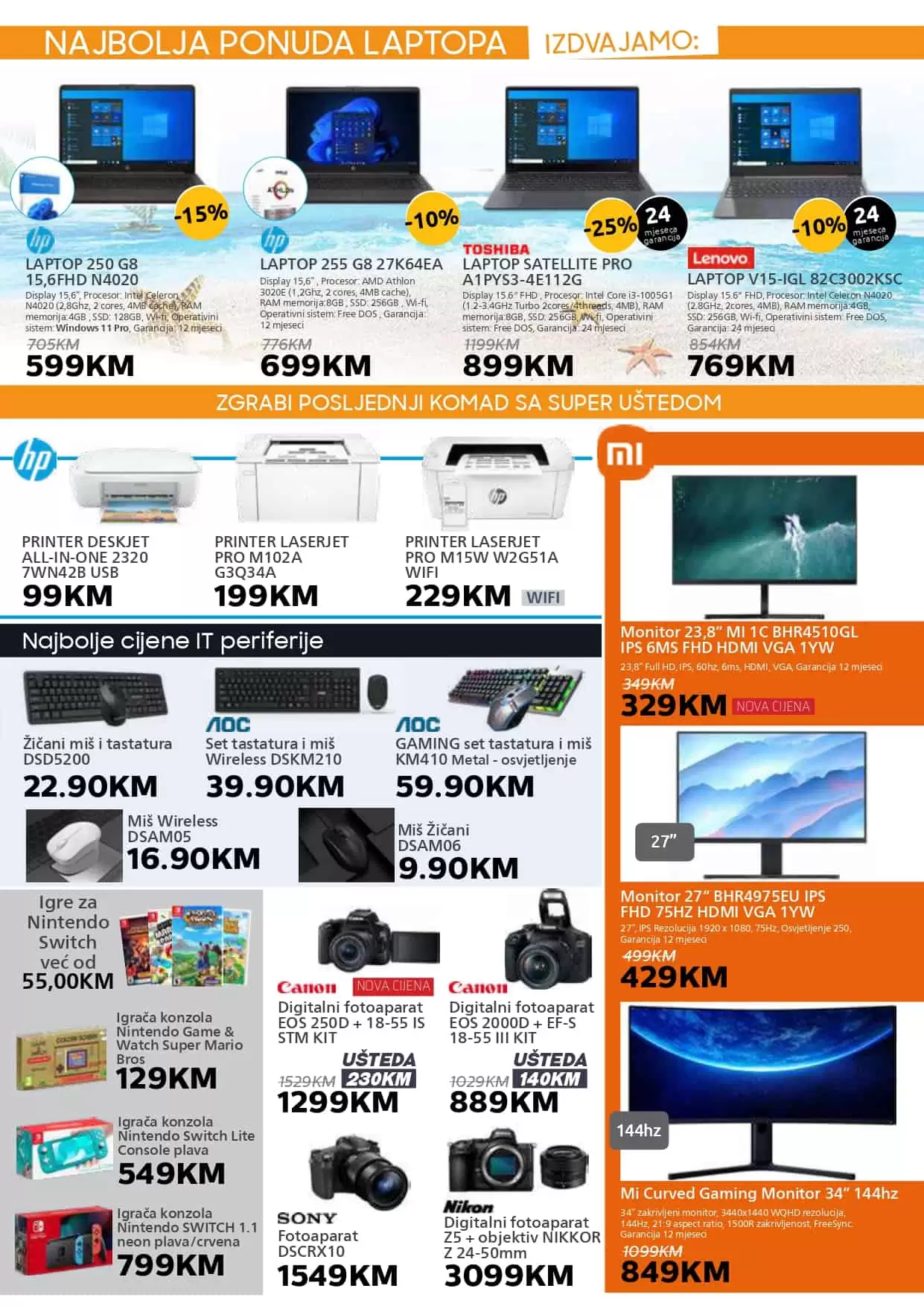 Novi Domod katalog donosi nam SUPER SNIZENJE! Super akcija tehnike!