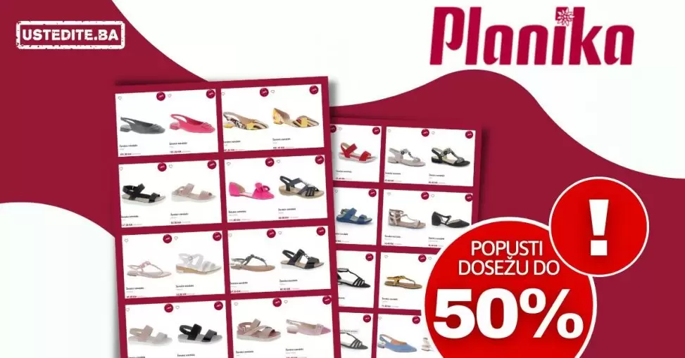 Planika SNIZENJE! Pogledaj 40 modela sandala snizenih i do 50%!