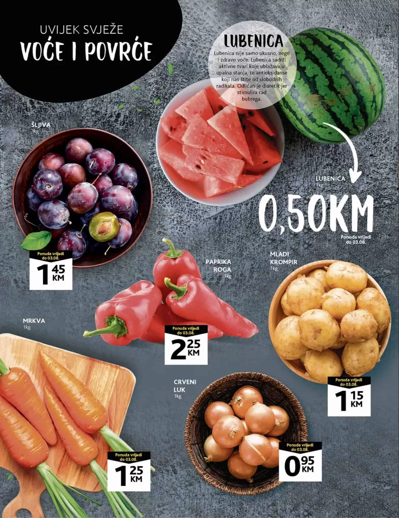 Konzum katalog avgust 2022 【ODLICNA SNIZENJA】! Akcija snizenja 1-14.8.2022.