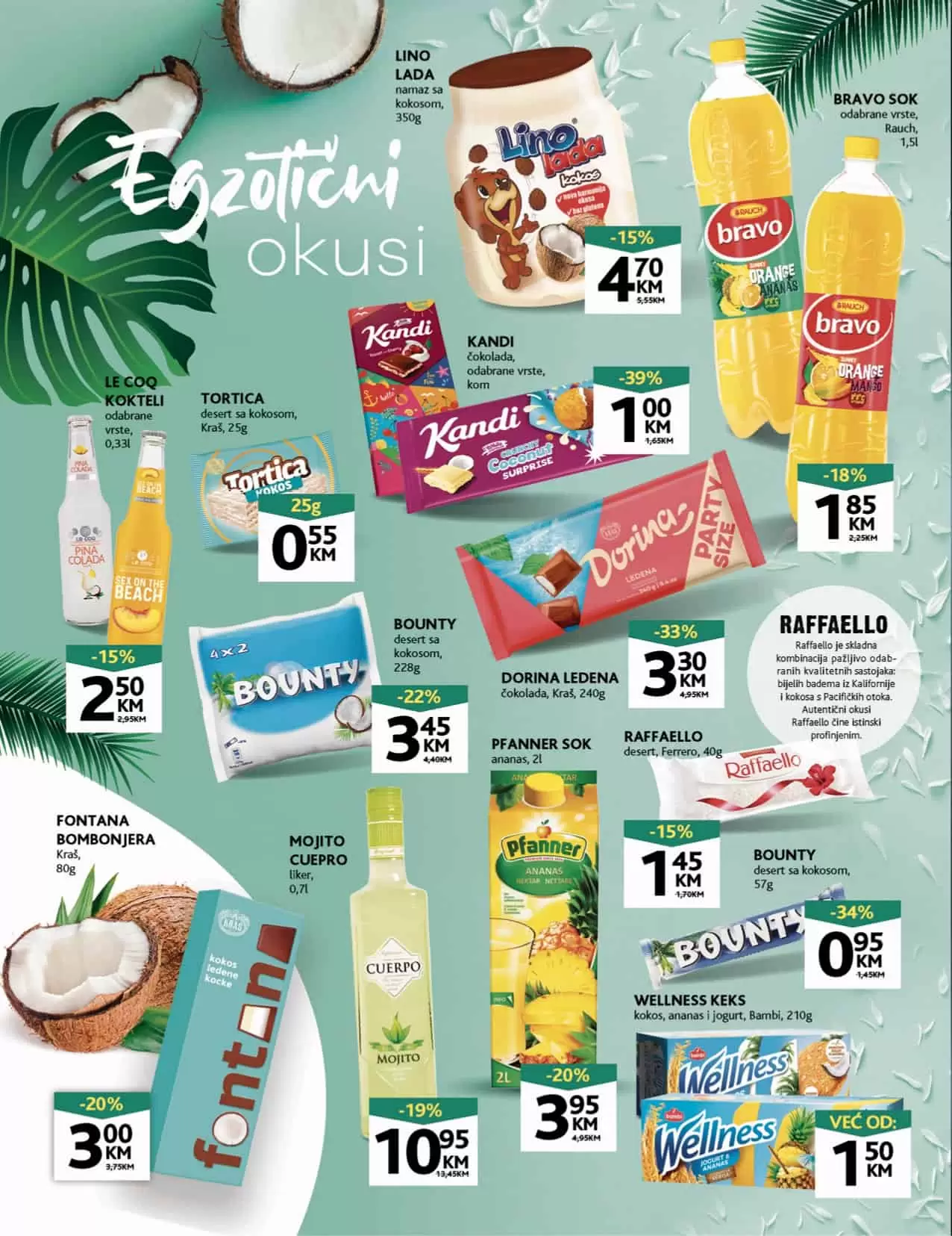 Konzum katalog avgust 2022 【ODLICNA SNIZENJA】! Akcija snizenja 1-14.8.2022.