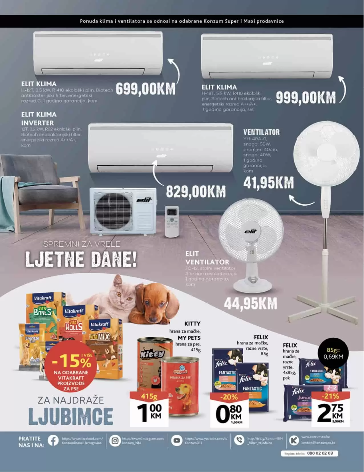 Konzum katalog avgust 2022 【ODLICNA SNIZENJA】! Akcija snizenja 1-14.8.2022.