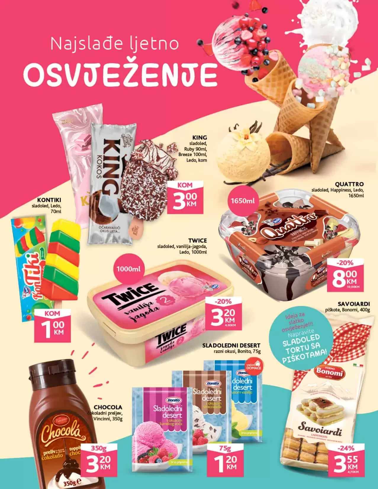 Konzum Redovni katalog juli 2022 akcija snizenja 18-31.07.2022.