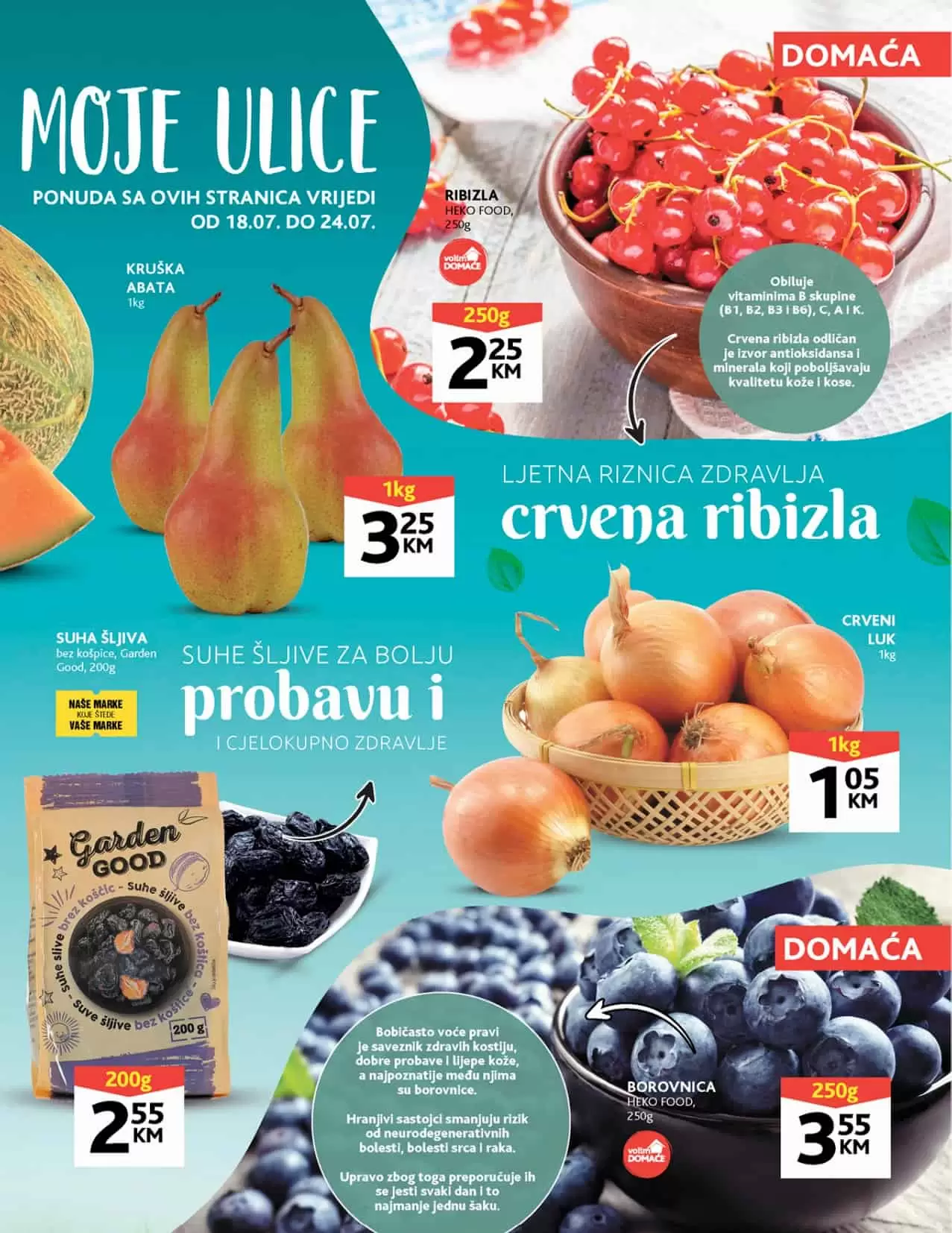 Konzum Redovni katalog juli 2022 akcija snizenja 18-31.07.2022.