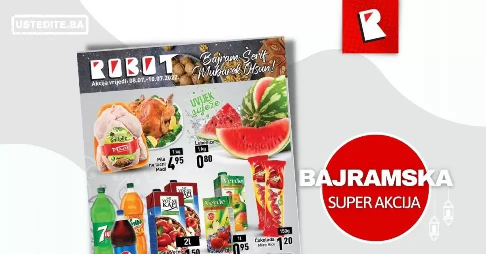 Robot katalog BAJRAMSKA AKCIJA sniženje traje do 10.07.2022.