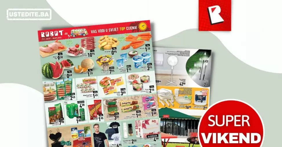 Robot VIKEND AKCIJA juli 2022 SUPER SNIŽENJE katalog sniženja 22-24.7.2022.