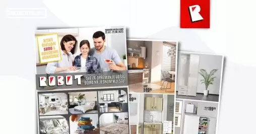 Robot katalog NAMJEŠTAJ juli/avgust 2022 akcija sniženja 22.7-21.8.2022.