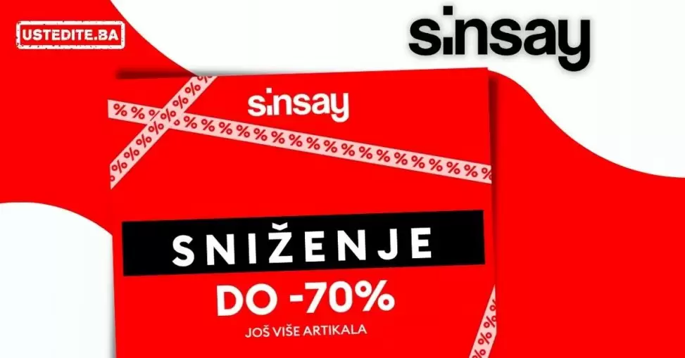 Sinsay BIH SNIZENJE 70%