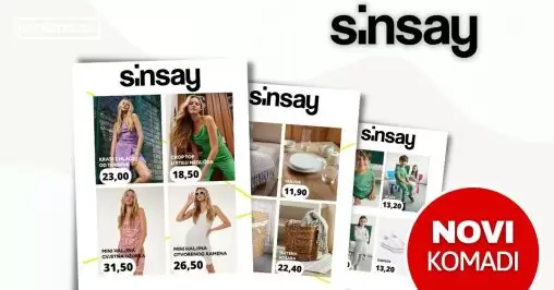 Sinsay NOVO! Novi Sinsay komadi su tu! JULI 2020!