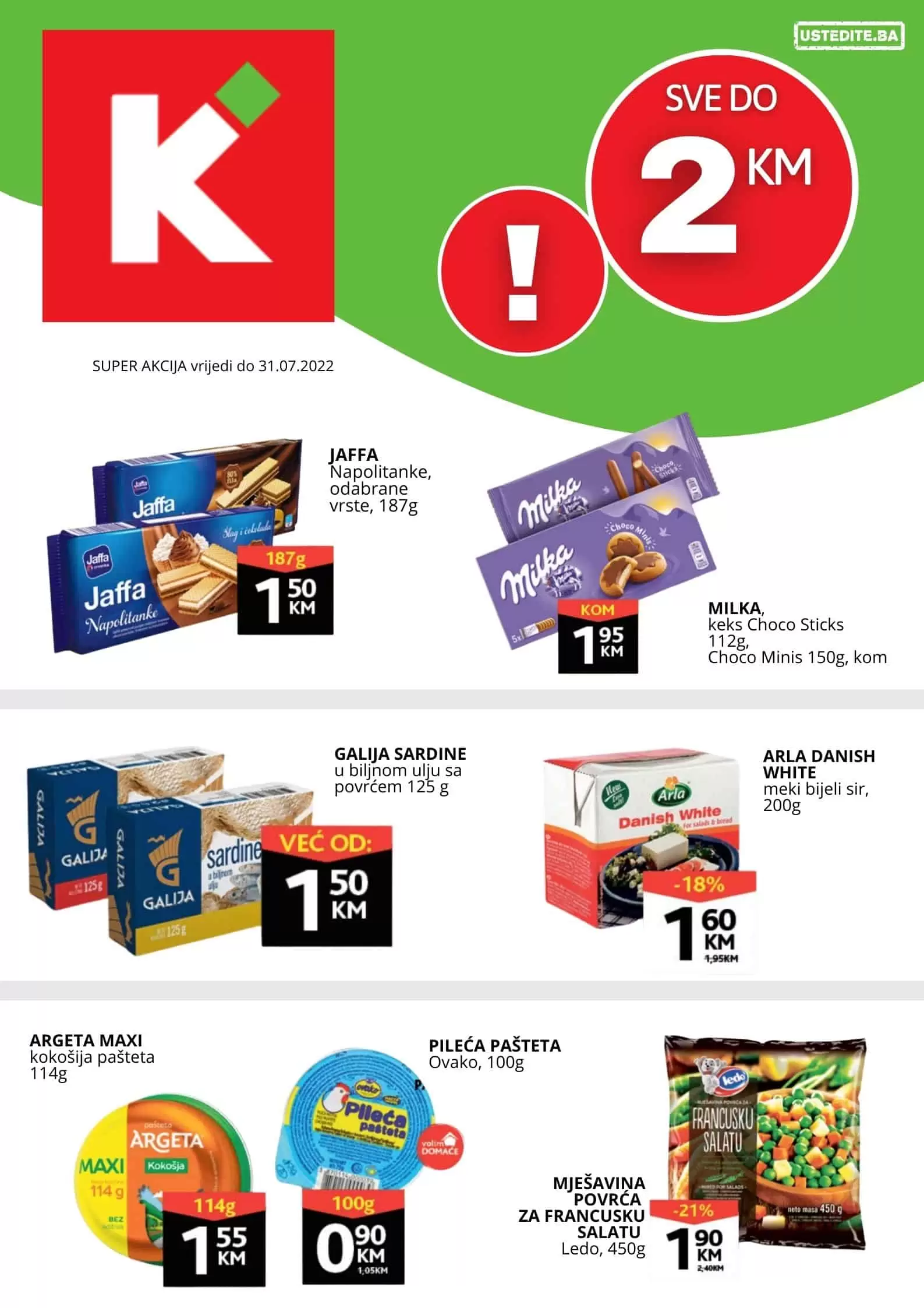 Konzum akcija SVE DO 2 KM! Uštedi uz novi Konzum katalog!