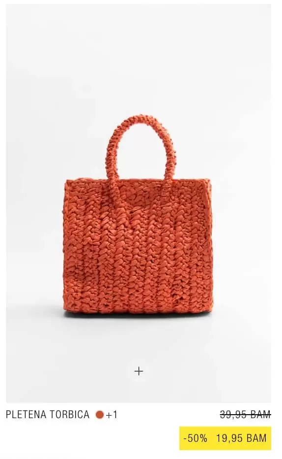 Zara torbe SNIZENJE do 50% juli 2022