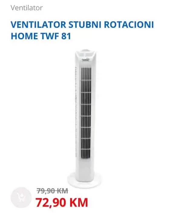 Bingo KLIME i VENTILATORI super ponuda JULI 2022