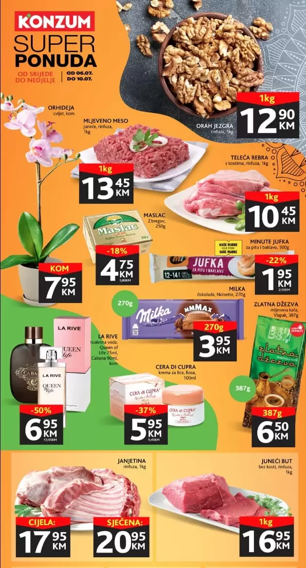 Konzum VIKEND AKCIJA juli 2022 ▷【SNIŽENJE do 53%】katalog do 10.07.2022. 