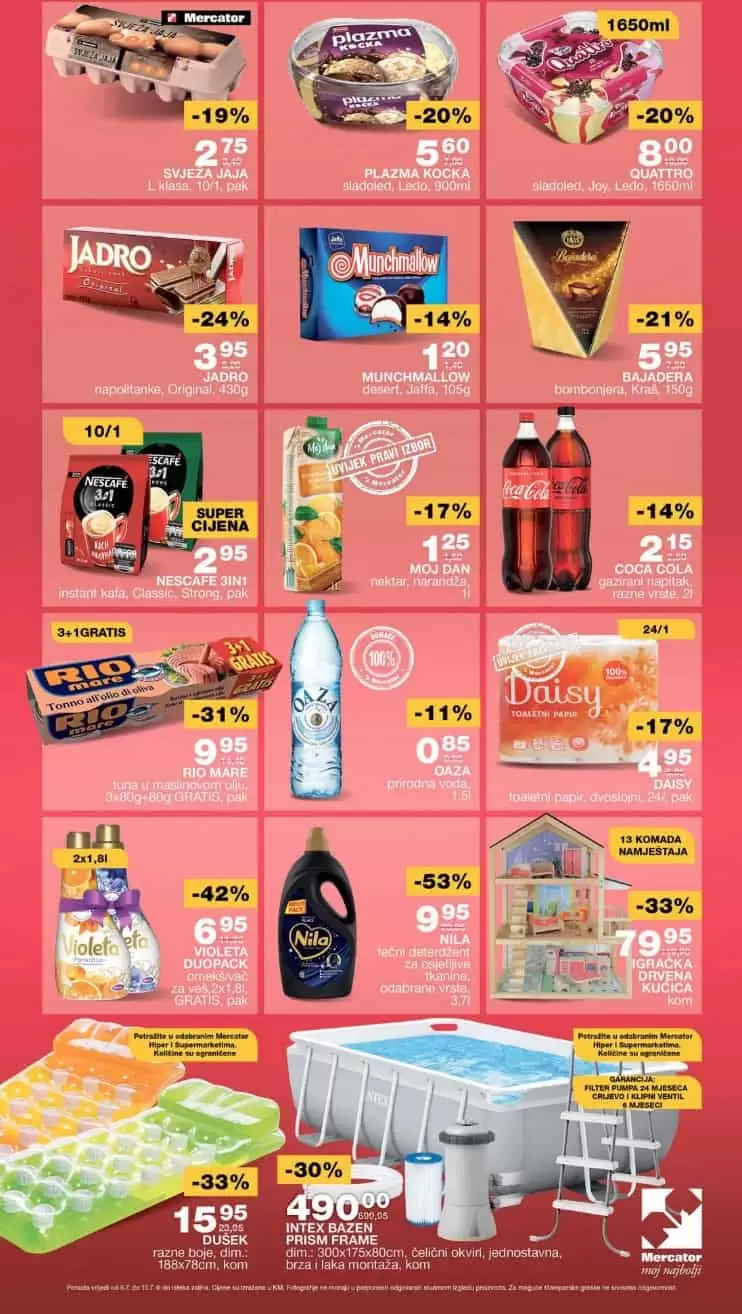 Mercator vikend akcija JULI 2022▷【FENOMENALNA PONUDA】katalog do 10.07.2022.