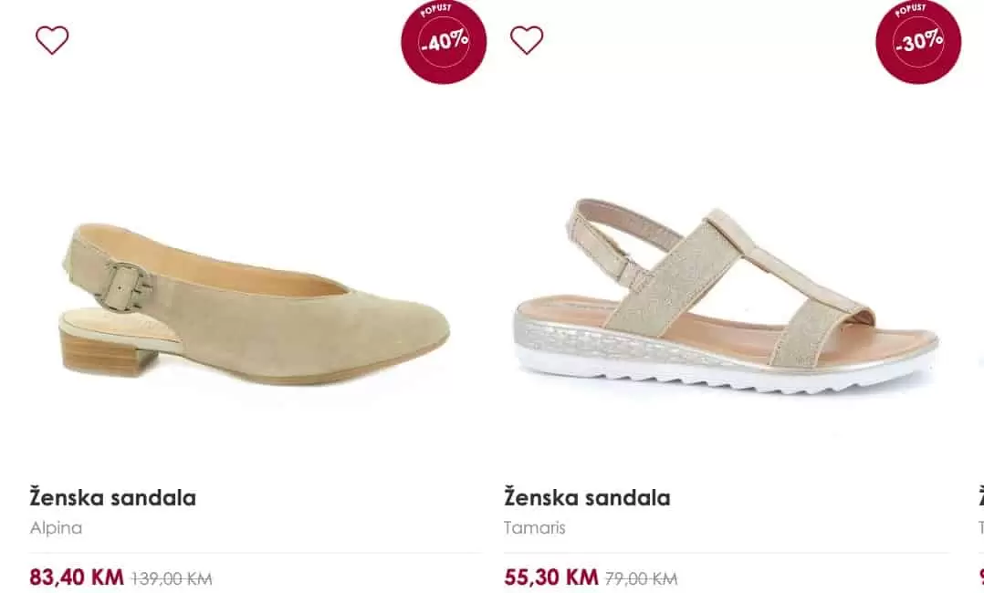 Planika SNIZENJE! Pogledaj 40 modela sandala snizenih i do 50%!