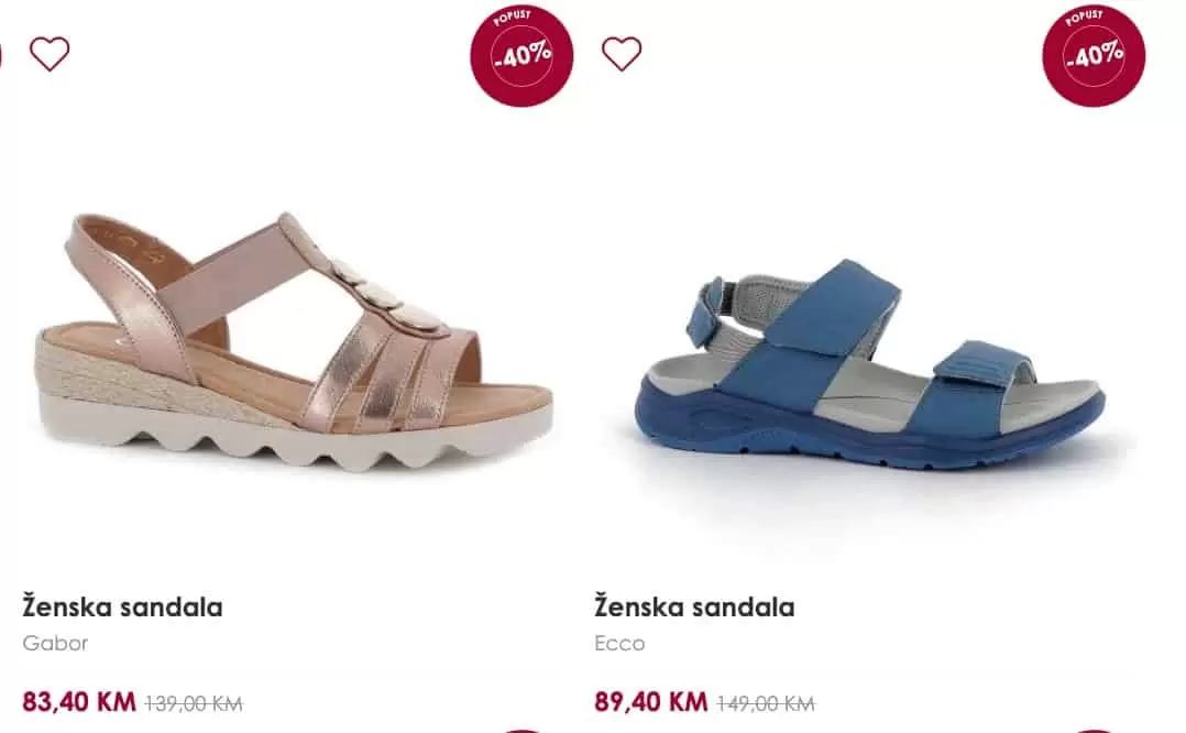 Planika SNIZENJE! Pogledaj 40 modela sandala snizenih i do 50%!