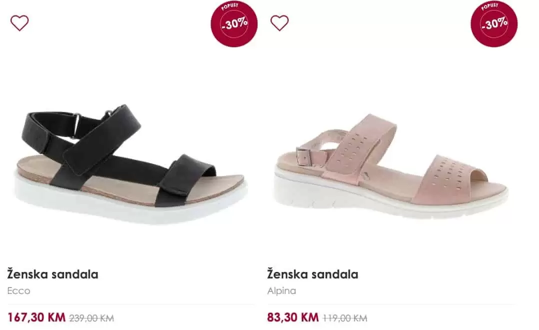Planika SNIZENJE! Pogledaj 40 modela sandala snizenih i do 50%!
