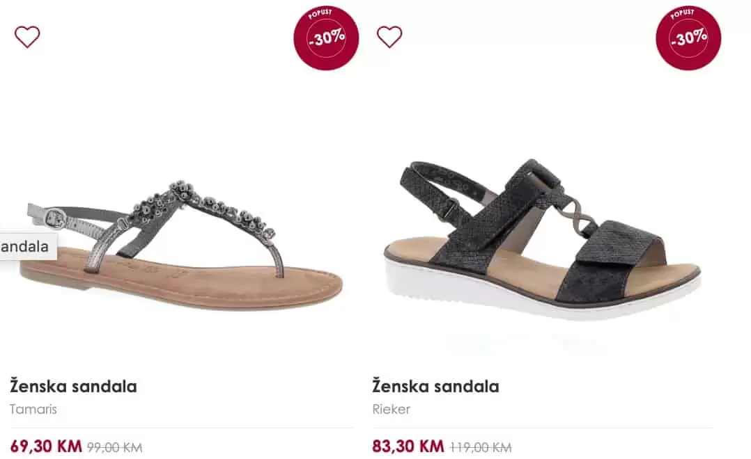 Planika SNIZENJE! Pogledaj 40 modela sandala snizenih i do 50%!