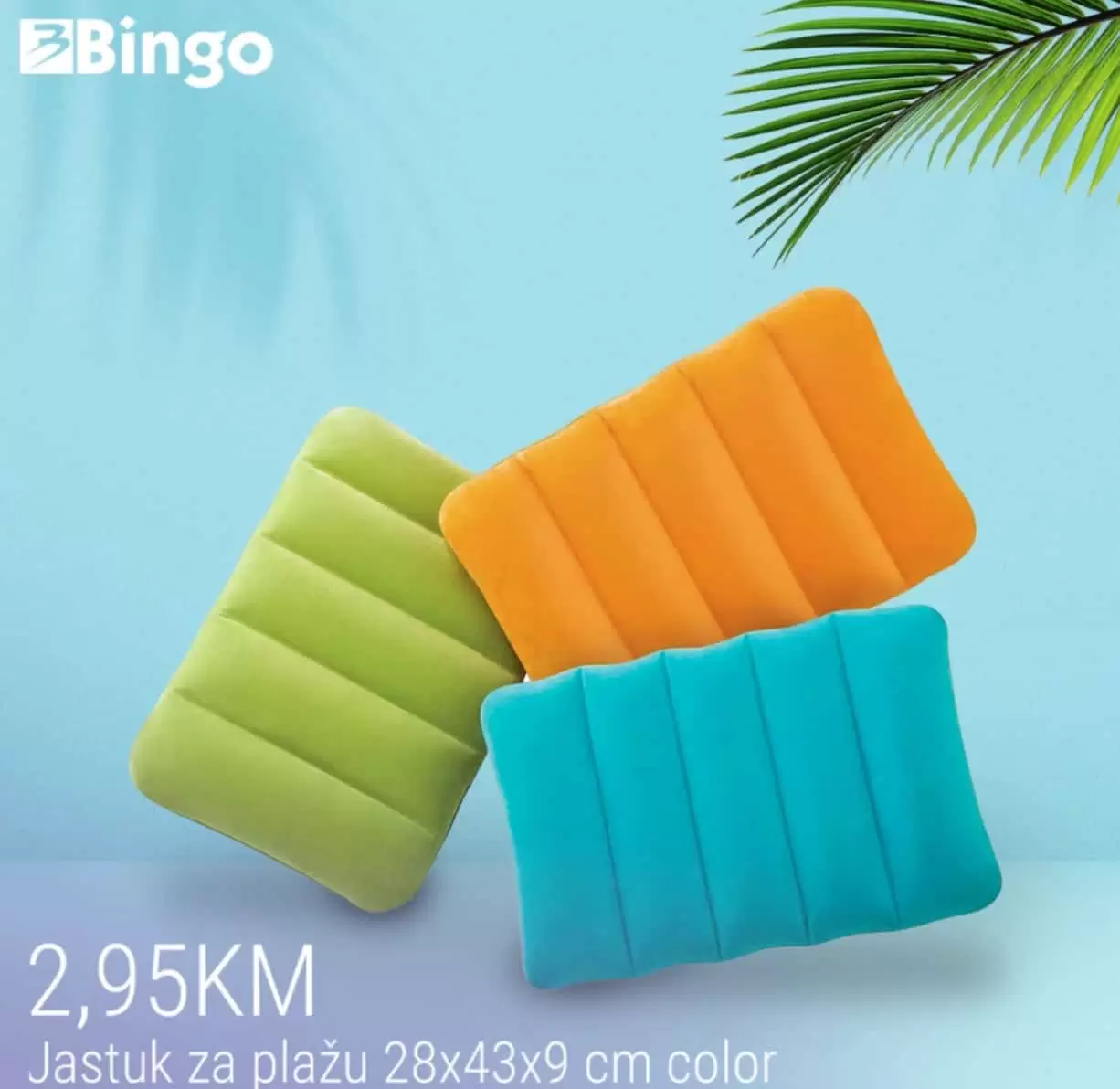 Bingo DUŠECI ZA PLAŽU juli/avgust 2022. katalog sniženje do 10.8.2022.