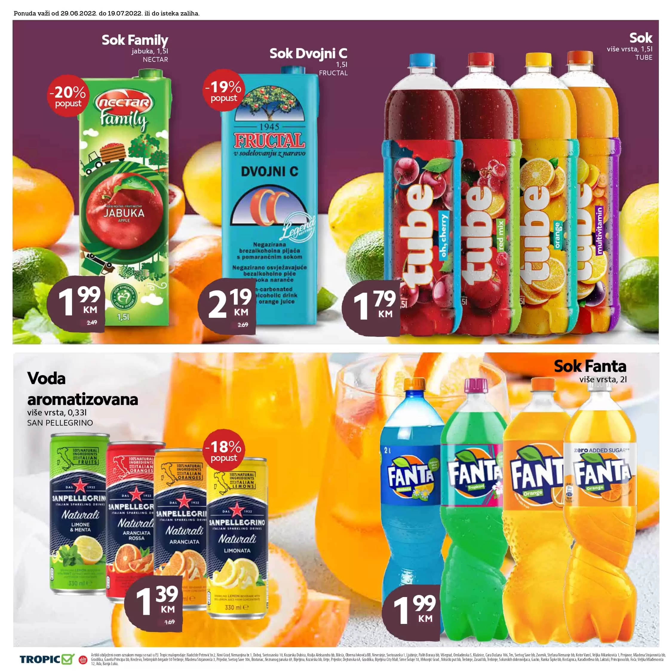 Tropic katalog juli 2022 akcija snizenja do 19.07.2022.