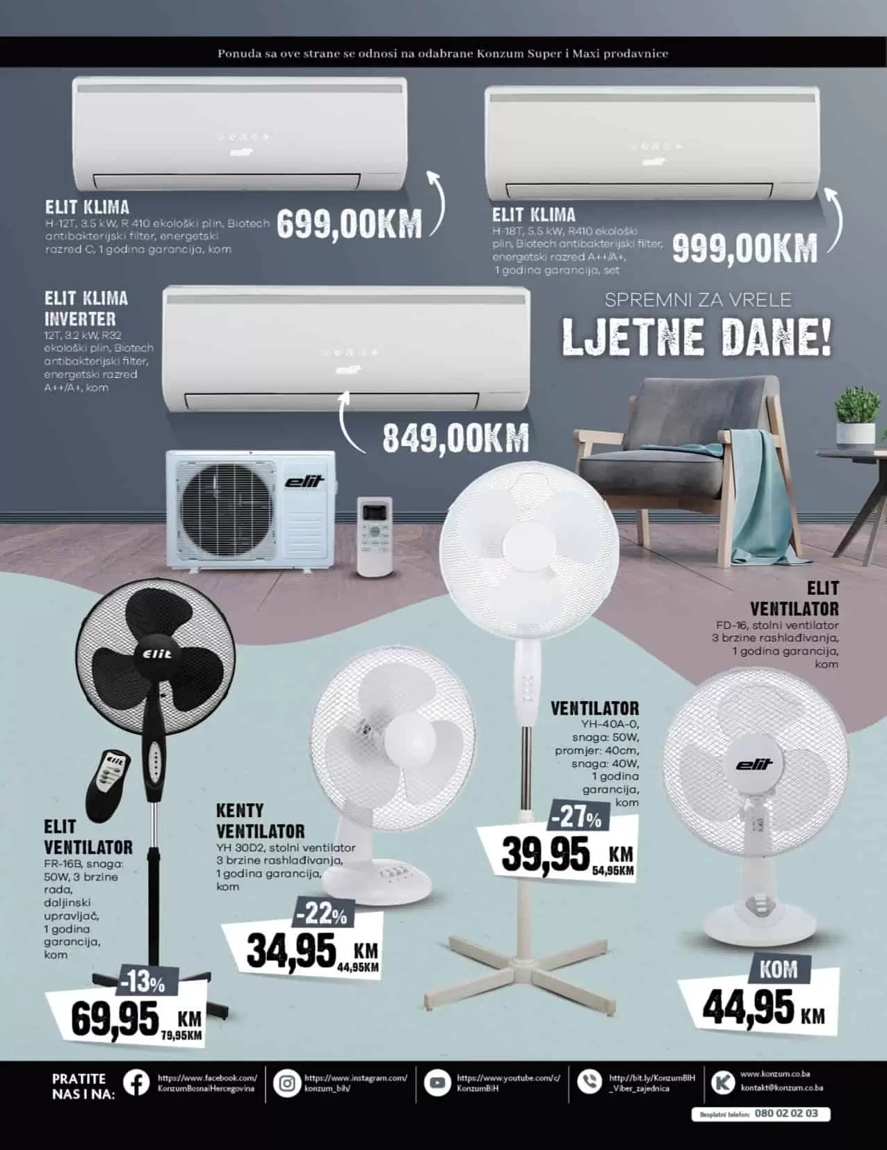 Konzum katalog LJETO akcija sniženja do 31.07.2022.