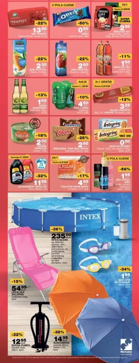 Mercator vikend akcija 21-24.7.2022. 【SNIŽENJE do 56%】katalog sniženja juli 2022