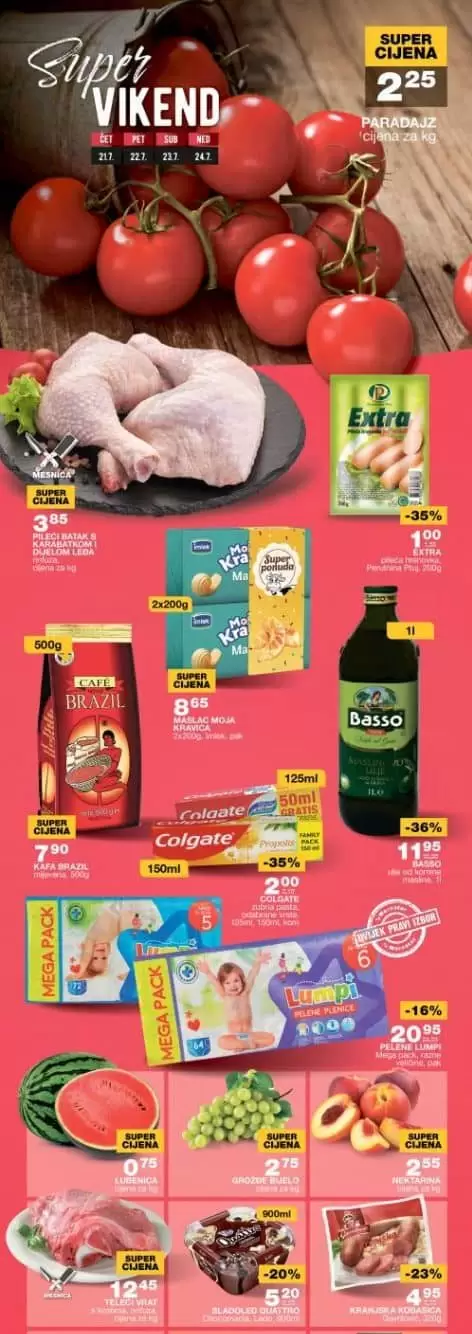Mercator vikend akcija 21-24.7.2022. 【SNIŽENJE do 56%】katalog sniženja juli 2022