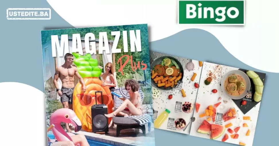 Bingo Magazin Plus juli/avgust katalog snizenja 22.7-11.8.2022