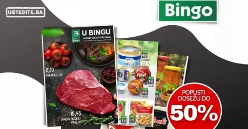 Bingo vikend akcija POPUSTI do 50% katalog sniženja do 17.07.2022.