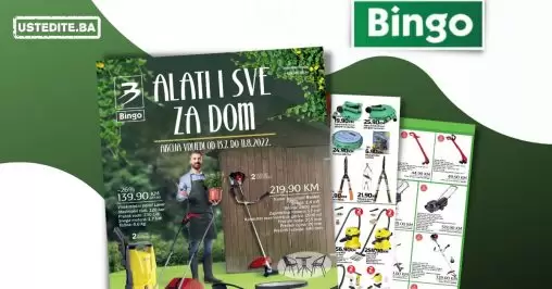 Bingo katalog ALATI juli/avgust 2022 akcija snizenja 13.07-11.08.2022.