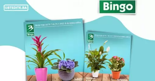 Bingo cvijeće SUPER PONUDA 19-25.7.2022. katalog sniženja juli 2022