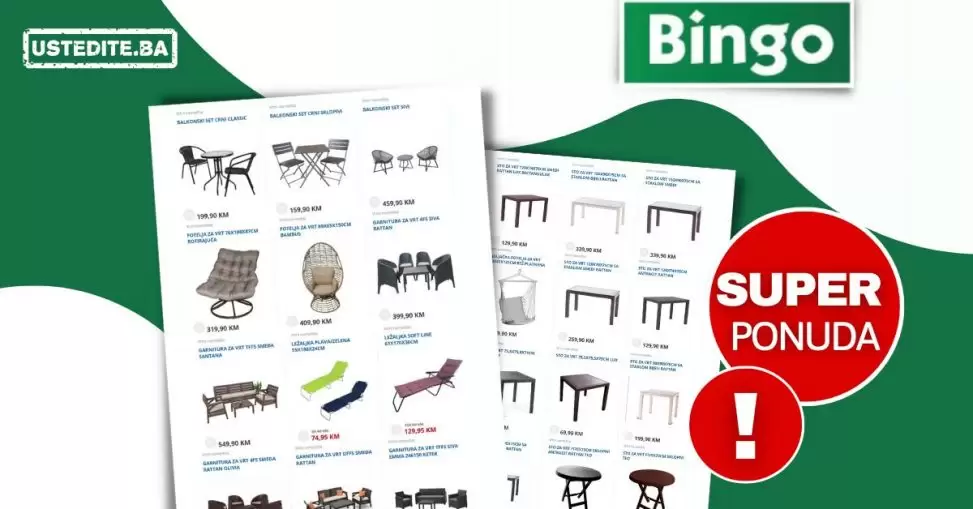 Bingo vrtni namještaj ▷【ONLINE ponuda】juli 2022