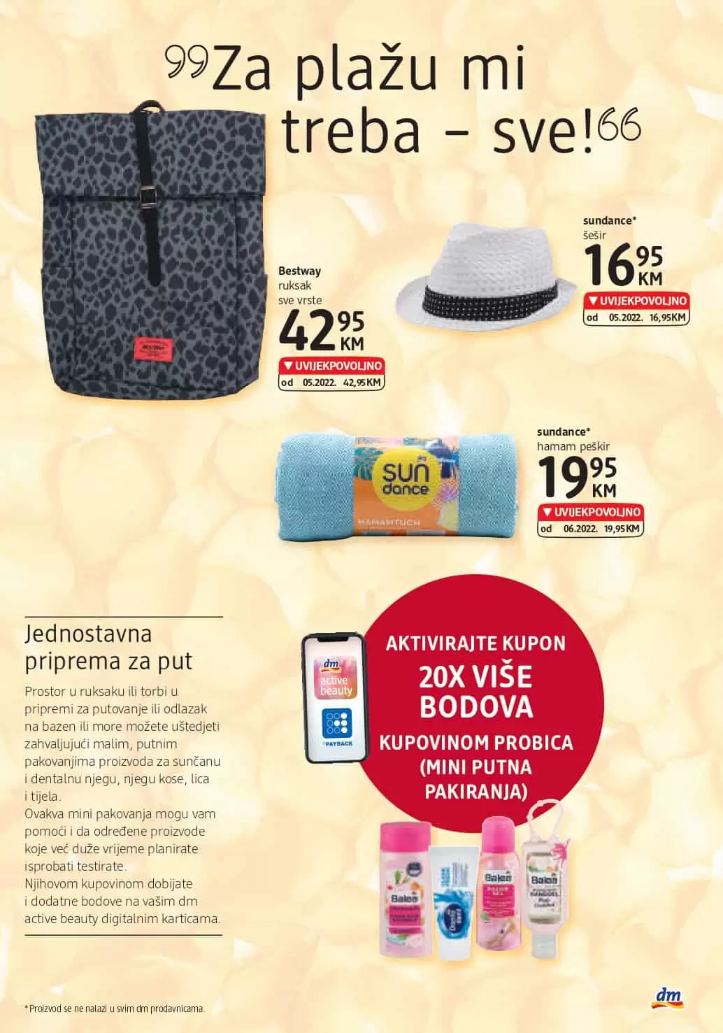 dm Katalog SUPER AKCIJA juli 2022 snizenje do 19. 07.2022.