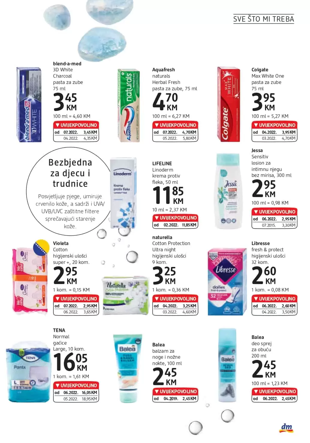 dm Katalog SUPER AKCIJA juli 2022 snizenje do 19. 07.2022.