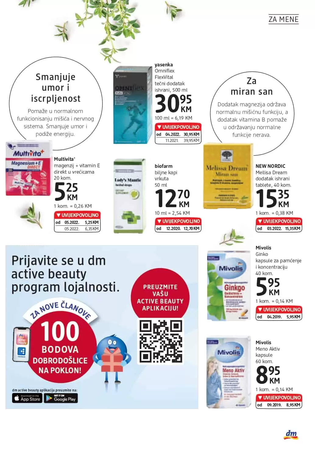 dm Katalog SUPER AKCIJA juli 2022 snizenje do 19. 07.2022.