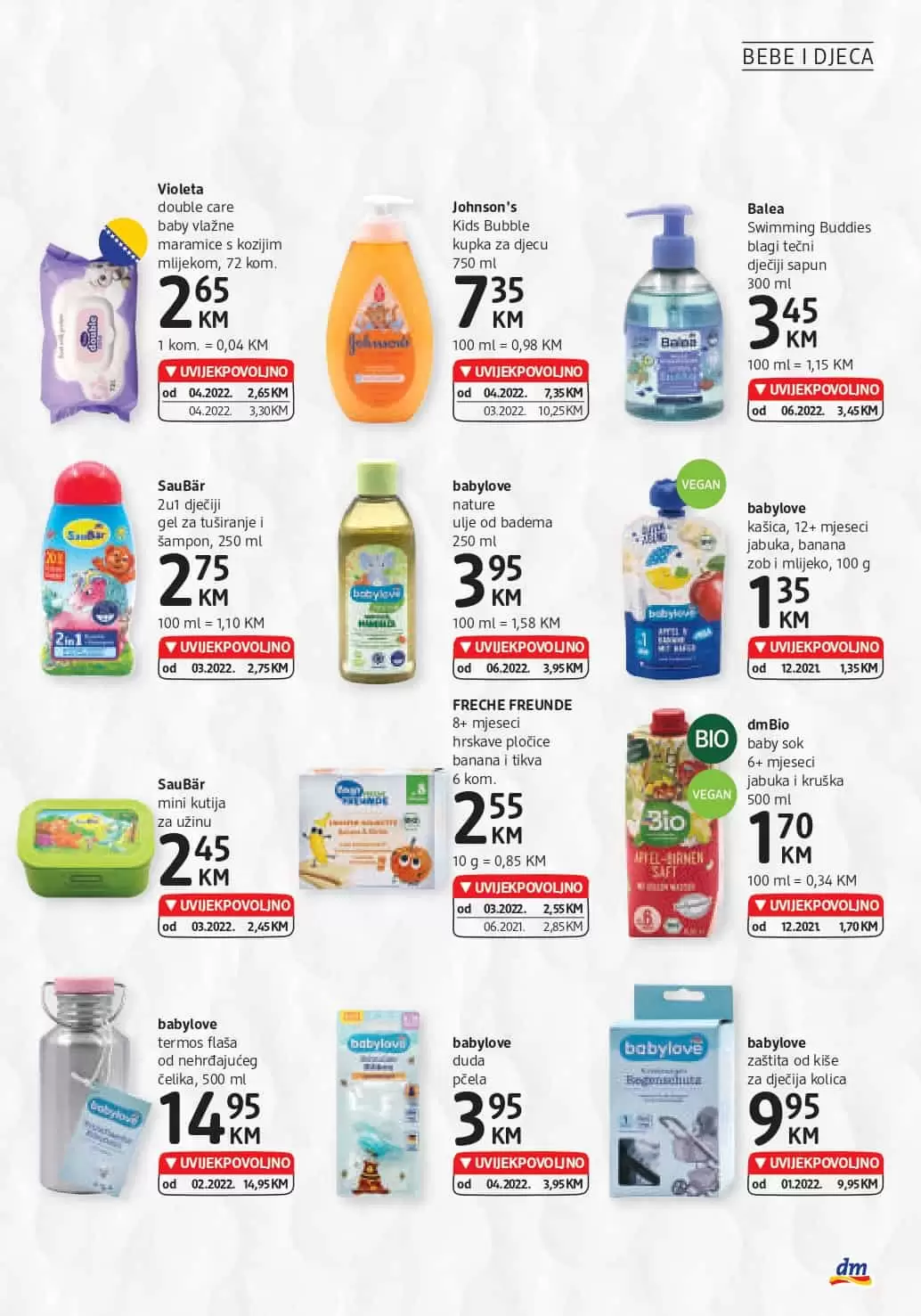 dm Katalog SUPER AKCIJA juli 2022 snizenje do 19. 07.2022.