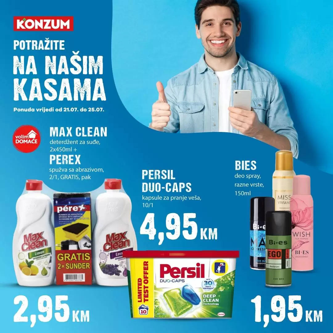 Konzum akcija ~ Evo šta vas očekuje danas 25.7.2022. 