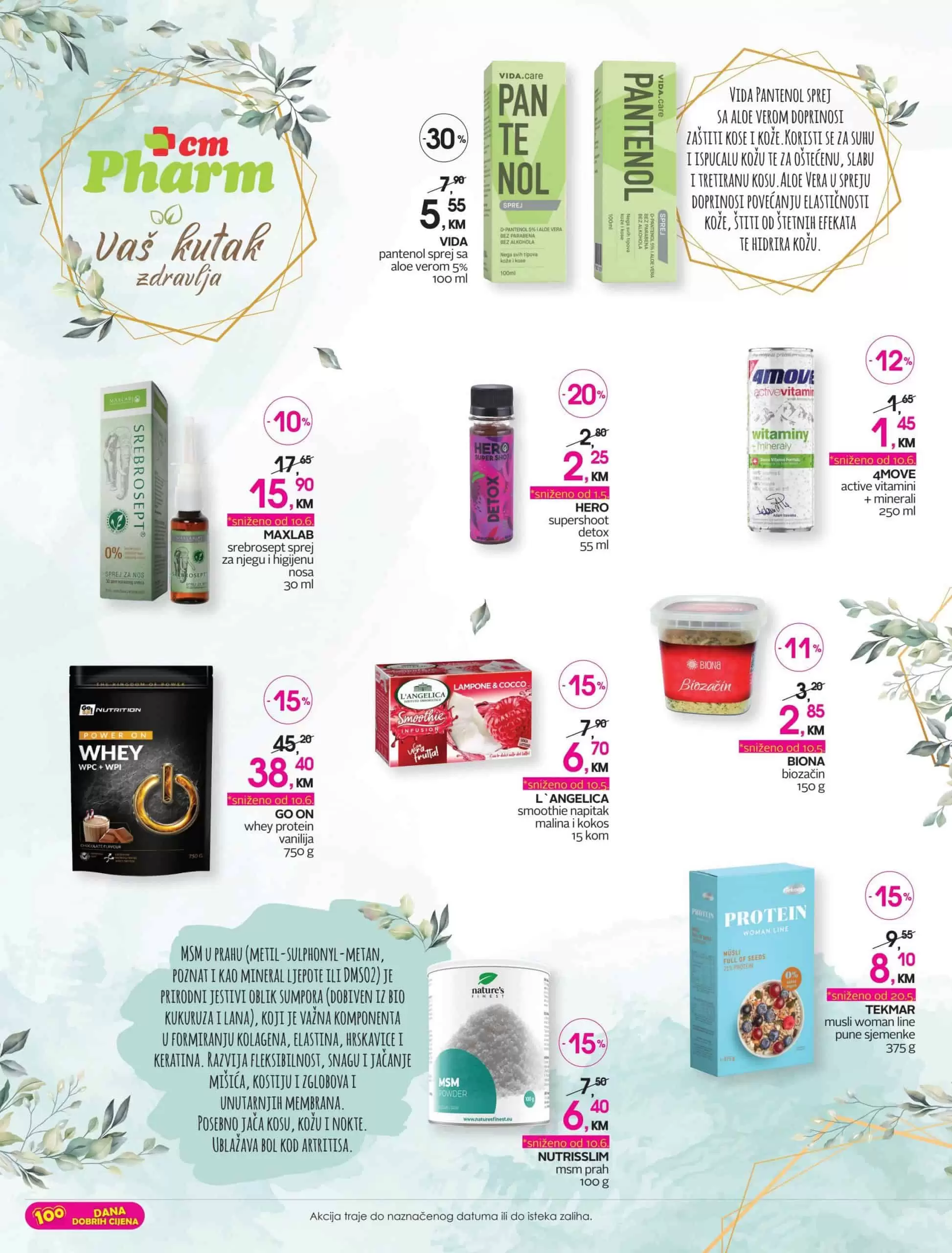 CM Katalog 22.7.-5.8.2022. 【SNIZENJE do 50%】akcija snizenja juli/avgust 2022!