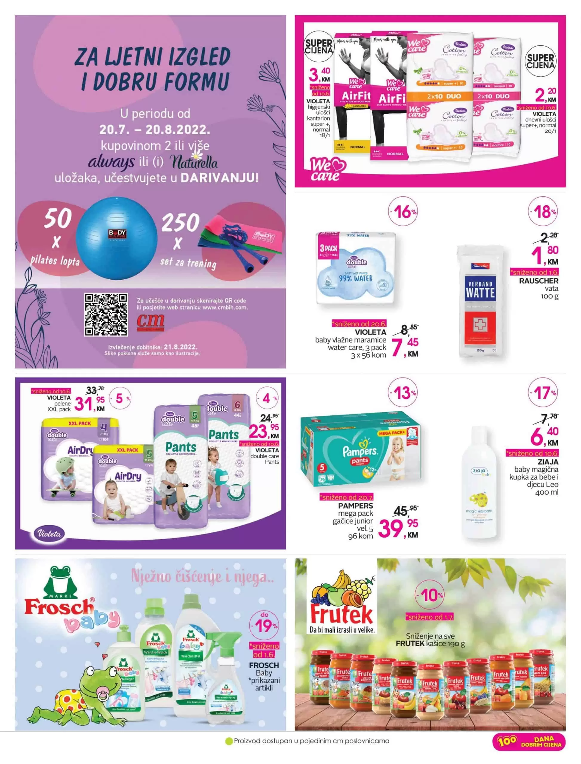 CM Katalog 22.7.-5.8.2022. 【SNIZENJE do 50%】akcija snizenja juli/avgust 2022!