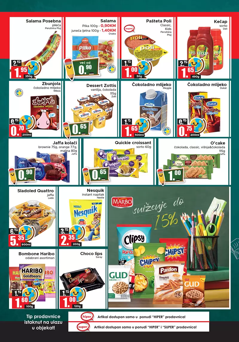 Amko katalog ŠKOLA ➤super akcija ŠKOLSKOG PRIBORA do 8.9.2022.