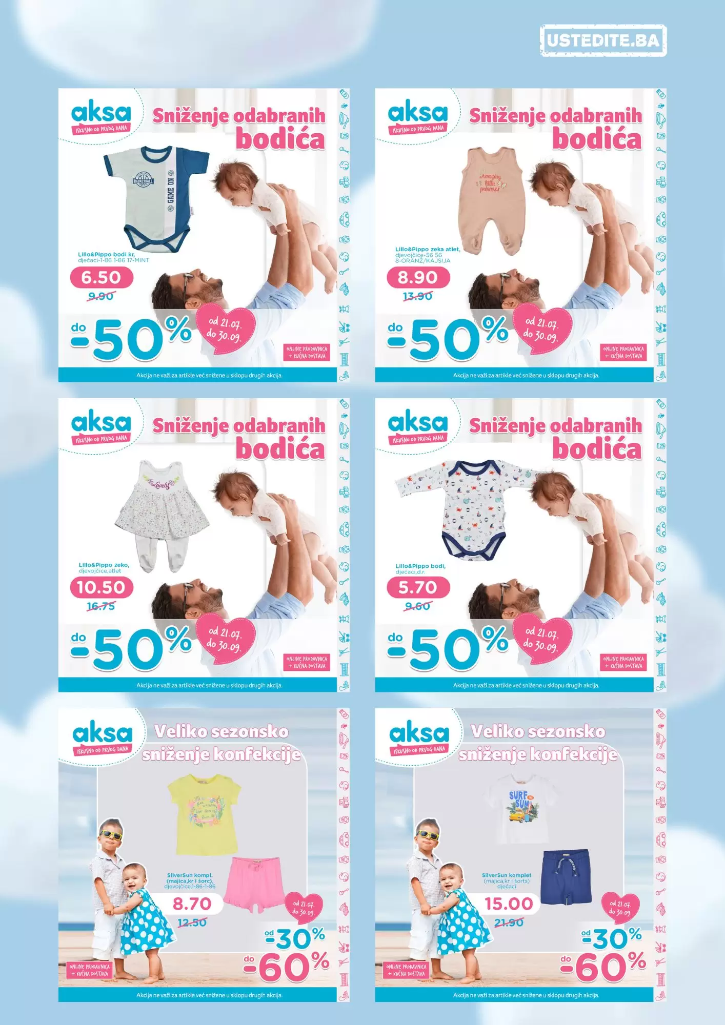 Aksa VELIKO SEZONSKO SNIŽENJE do 60%!