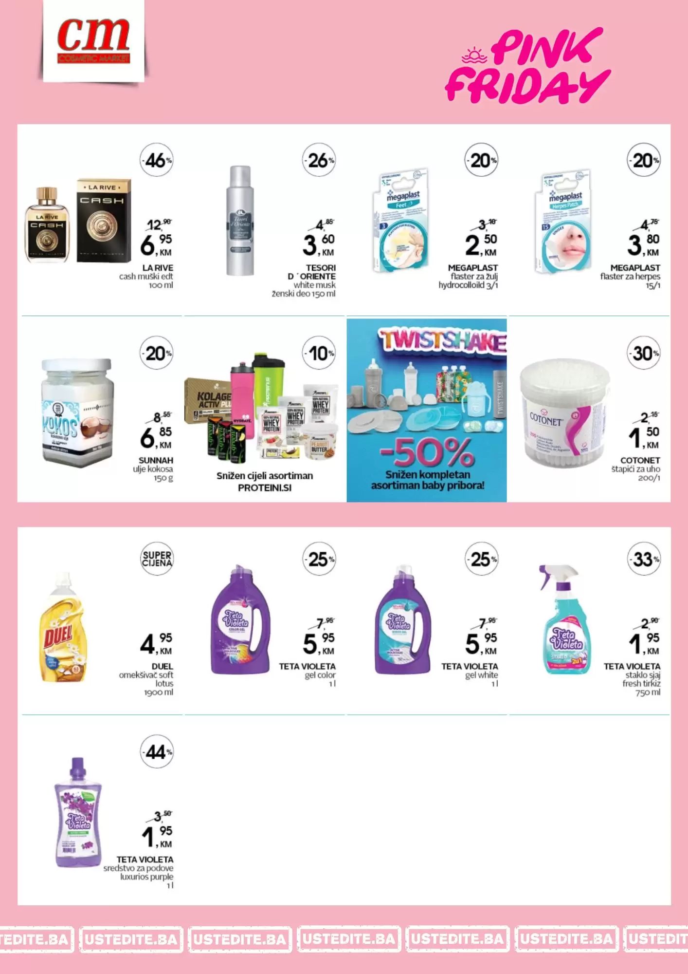 cm Pink Friday 12.8.2022.【SNIZENJE do 50%】cm katalog akcija avgust 2022!