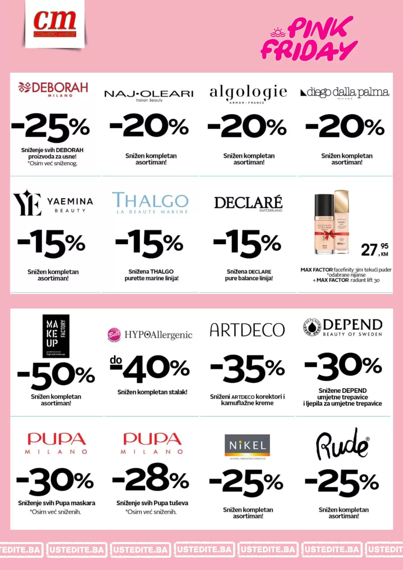 cm Pink Friday 12.8.2022.【SNIZENJE do 50%】cm katalog akcija avgust 2022!